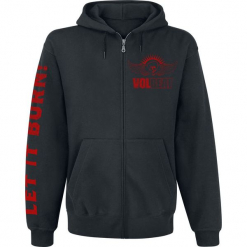 Volbeat Let It Burn Bluza z kapturem rozpinana czarny. Czarne bluzy męskie rozpinane Volbeat, l, z kapturem. Za 184,90 zł.