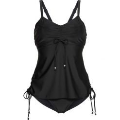 Stroje dwuczęściowe damskie: Tankini minimizer na fiszbinach (2 części) bonprix czarny