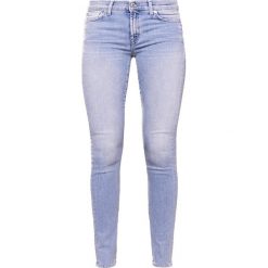 7 for all mankind Jeans Skinny Fit lightblue denim. Niebieskie jeansy damskie marki 7 for all mankind, bez wzorów, z elastanu. W wyprzedaży za 464,50 zł.
