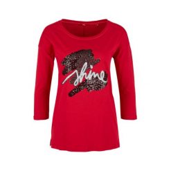 T-shirty damskie: S.Oliver T-Shirt Damski 36 Czerwony
