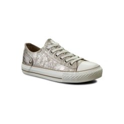 NYLON RED WSJGH01-2. Czerwone trampki i tenisówki damskie Nylon Red, bez wzorów, z nylonu, bez zapięcia. W wyprzedaży za 29,99 zł.