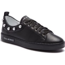 Sneakersy EVA MINGE - Picasent 4Q 18GR1372474EF 101. Czarne półbuty damskie Eva Minge, ze skóry. W wyprzedaży za 289,00 zł.