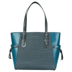 Michael Kors Niebieska Torebka. Niebieskie torebki klasyczne damskie marki Michael Kors, bez wzorów, bez dodatków. Za 1089,00 zł.