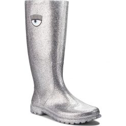 Kalosze CHIARA FERRAGNI - 18AI-CF2180 Silver. Szare kalosze damskie marki Chiara Ferragni, z tworzywa sztucznego. W wyprzedaży za 479,00 zł.
