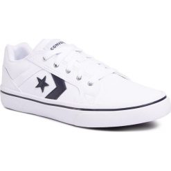 Tenisówki CONVERSE - El Distrito 2.0 Ox 167534C White/Obsidian/White. Białe półbuty męskie Converse, bez wzorów, z gumy, eleganckie, bez zapięcia. Za 239,00 zł.