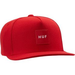 Czapki męskie: HUF BOX LOGO SNAPBACK Czapka z daszkiem red