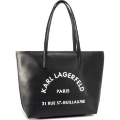 Torebka KARL LAGERFELD - 205W3084 Black. Czarne torby damskie na zakupy KARL LAGERFELD, bez wzorów, ze skóry, bez dodatków. Za 1429,00 zł.