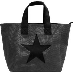 Torebki klasyczne damskie: Skórzana torebka „Samos” w kolorze antracytowym – 25 x 24 x 14 cm