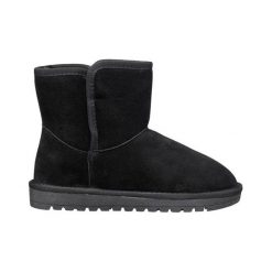 Duffy Buty czarny female czarny 38. Czarne botki damskie Duffy, z zamszu, eleganckie, bez obcasa, bez zapięcia. Za 329,00 zł.