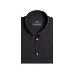 Koszula BLACK COLT COWBOY 3. Czarne koszule męskie marki Guns&tuxedos, bez wzorów, z tkaniny, klasyczne, z klasycznym kołnierzykiem, bez rękawów. Za 399,00 zł.