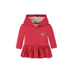 Steiff Girls Bluza barely, paradise pink - Gr.Moda (6 - 24 miesięcy ). Różowe bluzy niemowlęce marki Steiff, z aplikacjami, z elastanu, z kapturem. Za 189,00 zł.