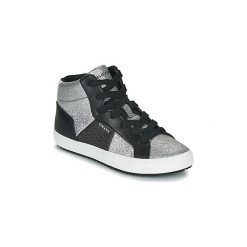 Buty Dziecko Geox J KALISPERA GIRL. Szare trampki dziewczęce Geox, bez wzorów, bez zapięcia. Za 279,00 zł.