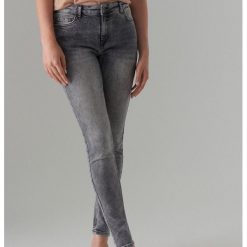 Jeansy skinny - Szary. Szare jeansy damskie Mohito. Za 109,99 zł.