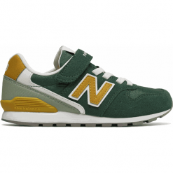 New Balance KV996TGY. Szare buciki niemowlęce marki New Balance, z materiału, na sznurówki. W wyprzedaży za 169,99 zł.