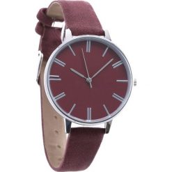 Bordowy Zegarek Plain. Czerwone zegarki damskie Born2be. Za 24,99 zł.