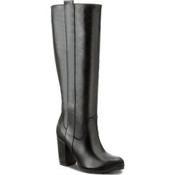 Kozaki SERGIO BARDI - Arborio FW127278417AF 101. Czarne kozaki damskie na obcasie marki Sergio Bardi, ze skóry. W wyprzedaży za 309,00 zł.