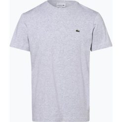 Lacoste - T-shirt męski, szary. Szare t-shirty męskie Lacoste, s, z aplikacjami, z dżerseju, klasyczne, z klasycznym kołnierzykiem. Za 179,95 zł.