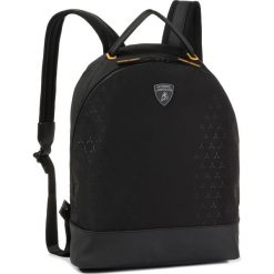 Plecak LAMBORGHINI - E1XUBB12 85036 899. Czarne torby męskie skórzane Lamborghini, bez wzorów, ze skóry ekologicznej, sportowe. Za 729,00 zł.