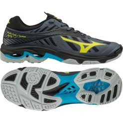 Buty do siatkówki Mizuno Wave Lighting Z4 M V1GA180047. Szare buty sportowe męskie Mizuno, z materiału, bez zapięcia, do siatkówki, mizuno wave. W wyprzedaży za 559,00 zł.