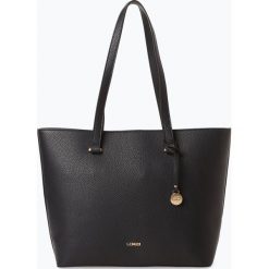 L.Credi - Damska torba shopper, niebieski. Niebieskie torby damskie na zakupy L.Credi, bez wzorów, ze skóry, klasyczne, bez dodatków. Za 199,95 zł.