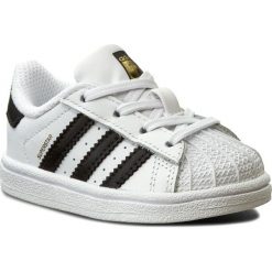 Buty adidas - Superstar I BB9076 Ftwwht/Cblack/Ftwwht. Białe półbuty dziewczęce Adidas, na sznurówki. Za 229,00 zł.