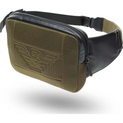 NERKA EMPORIO ARMANI. Szare plecaki męskie Emporio Armani, w paski, z materiału. Za 749,00 zł.