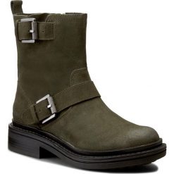 Botki damskie lity: Botki CALVIN KLEIN JEANS – Flynn R3472 Military