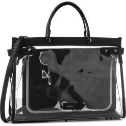 Torebka FURLA - Lady M 1033818 B BYQ2 TFD Transparente/Toni Onyx. Czarne torebki klasyczne damskie Furla, bez wzorów, ze skóry, klasyczne, bez dodatków. Za 1599,00 zł.