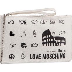 Torebka LOVE MOSCHINO - JC4094PP17LK0100 Bianco. Białe torebki klasyczne damskie marki Love Moschino, bez wzorów, ze skóry ekologicznej, eleganckie, bez dodatków. Za 419,00 zł.