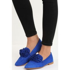 Mokasyny damskie: Kobaltowe Mokasyny Gumshoeing