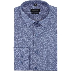 Koszula versone 2829 długi rękaw slim fit niebieski. Niebieskie koszule męskie Recman, m. Za 149,00 zł.