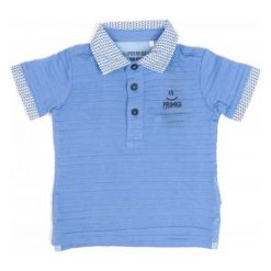 Primigi Koszulka Polo Chłopięca 86 Niebieski. Niebieskie t-shirty chłopięce Primigi, bez wzorów, bez rękawów. W wyprzedaży za 63,00 zł.