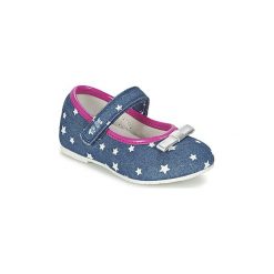 Baleriny Dziecko Chicco ZILLA. Niebieskie baleriny dziewczęce marki Chicco, bez wzorów, bez obcasa. Za 151,20 zł.