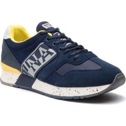 Sneakersy NAPAPIJRI - Rebut N0YK7I Blu Marine 176. Niebieskie sneakersy męskie Napapijri, na co dzień, bez wzorów, ze skóry, eleganckie, bez zapięcia. W wyprzedaży za 399,00 zł.