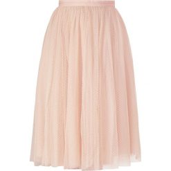 Needle & Thread DOTTED MIDI SKIRT Spódnica trapezowa rose quartz. Brązowe spódniczki trapezowe marki Needle & Thread, z poliesteru, midi. Za 419,00 zł.