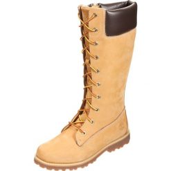 Timberland CLASSIC TALL LACE UP WITH SIDE ZIP Kozaki sznurowane wheat. Niebieskie buty zimowe damskie marki Timberland, z gumy. W wyprzedaży za 257,40 zł.