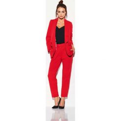 Czerwona Marynarka Open Office. Czerwone marynarki damskie Lemoniade, s, bez wzorów, z elastanu. Za 158,90 zł.