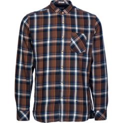 Koszula "Irvin" w kolorze brązowo-granatowym. Pomarańczowe koszule męskie s, w kratkę, z bawełny. W wyprzedaży za 154,95 zł.