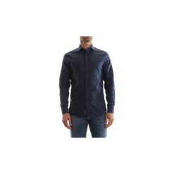 Koszule z długim rękawem Calvin Klein Jeans K10K101808 GITMAN PL1 OXFORD. Niebieskie koszule męskie Calvin Klein Jeans, m, bez wzorów, z jeansu, bez kołnierzyka, z długim rękawem. Za 283,14 zł.