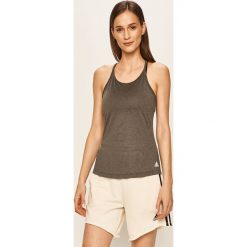 Adidas Performance - Top. Szare topy damskie adidas Performance, s, bez wzorów, z poliesteru, bez rękawów. Za 129,90 zł.