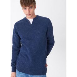 Bluza z guzikami - Granatowy. Niebieskie bluzy męskie House, s, bez wzorów, bez kołnierzyka, bez rękawów, bez kaptura. Za 79,99 zł.