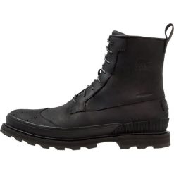 Botki męskie: Sorel MADSON WINGTIP WATERPROOF Botki sznurowane black