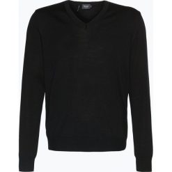 März - Męski sweter z wełny merino, czarny. Czarne swetry klasyczne męskie marki März, m, z wełny, klasyczne, z klasycznym kołnierzykiem. Za 449,95 zł.