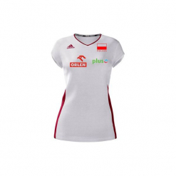 Koszulka reprezentacji Polski Damska Biała. Białe t-shirty damskie marki Adidas, xs. W wyprzedaży za 103,00 zł.