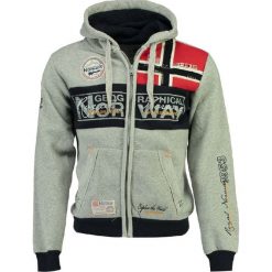 Geographical Norway bluza męska Flyer M szara. Szare bluzy męskie Geographical Norway, m, bez wzorów, bez kołnierzyka, bez rękawów, bez kaptura. Za 179,00 zł.