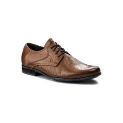 LASOCKI FOR MEN MB-MOSE-S16-04. Pomarańczowe półbuty męskie Lasocki For Men, bez wzorów, ze skóry, bez zapięcia. Za 179,99 zł.