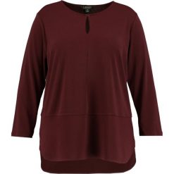 Bluzki damskie: Lauren Ralph Lauren Woman MATTE KEYHOL Bluzka z długim rękawem red sangria