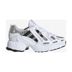 Adidas Originals EQT Gazelle Tenisówki Biały Srebrny. Szare trampki i tenisówki damskie adidas Originals, bez wzorów, ze skóry, bez zapięcia. Za 498,95 zł.