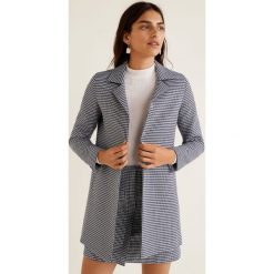 Mango - Płaszcz Polo. Niebieskie kurtki damskie marki Mango, s, bez wzorów, z elastanu, bez kaptura. Za 229,90 zł.