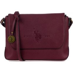 U.S. POLO ASSN. torebka crossbody Crestwood Flap Cross Body bordowa. Czerwone torebki klasyczne damskie U.S. Polo Assn., bez wzorów, bez dodatków. Za 269,00 zł.